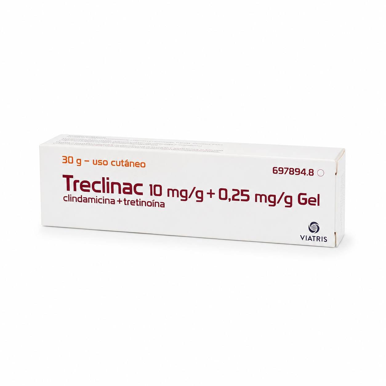 Треклинак 10 мг/г + 0,25 мг/г гель 30 г/Treclinac 10 mg/g + 0.25 mg/g Gel 30 g
