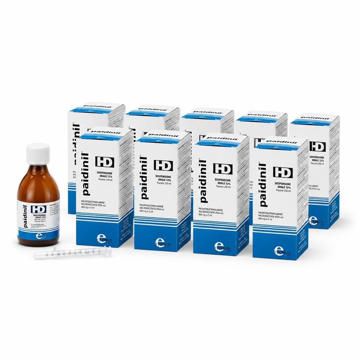 Паидинил HD Epitech суспензия оральная клубника (10 флаконов). Paidinil HD Epitech oral suspension strawberry (10 units)