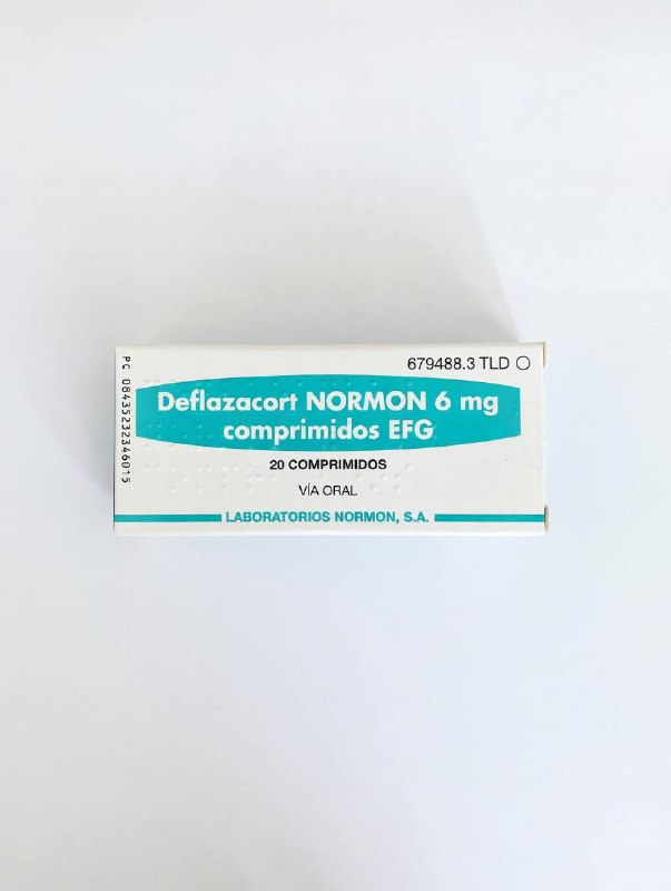 Дефлазакорт — Дефлазакорт NORMON 6 мг, 20 таблеток