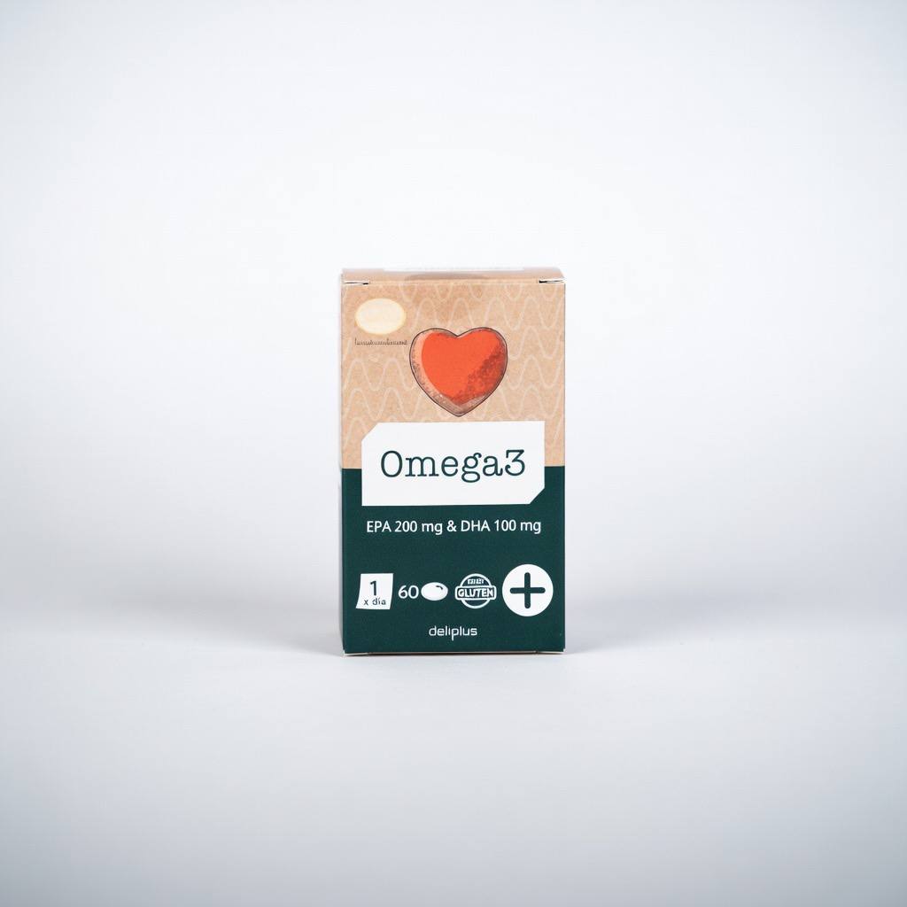 Omega-3 Deliplus — EPA 200 мг + DHA 100 мг, 60 капсул