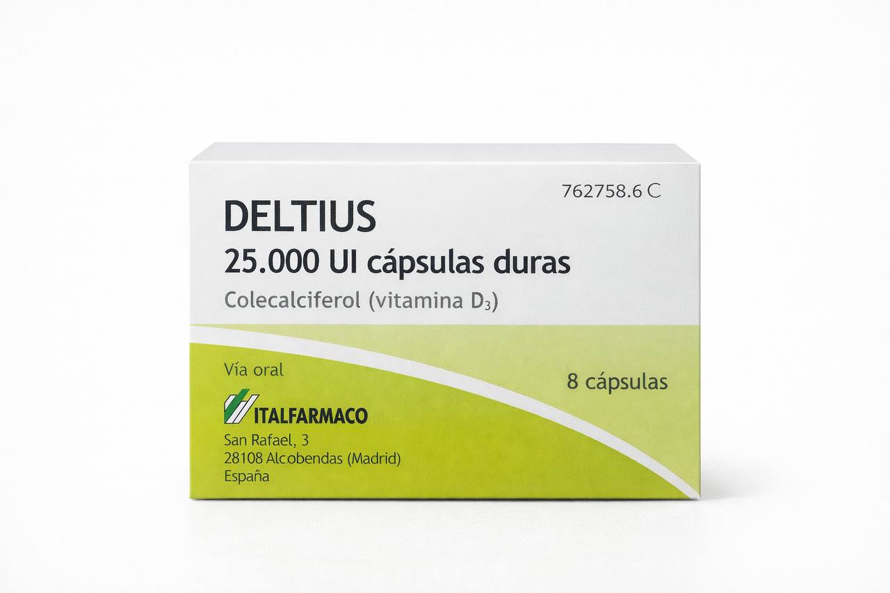 Deltius 25,000 IU cápsulas (Делтиус)