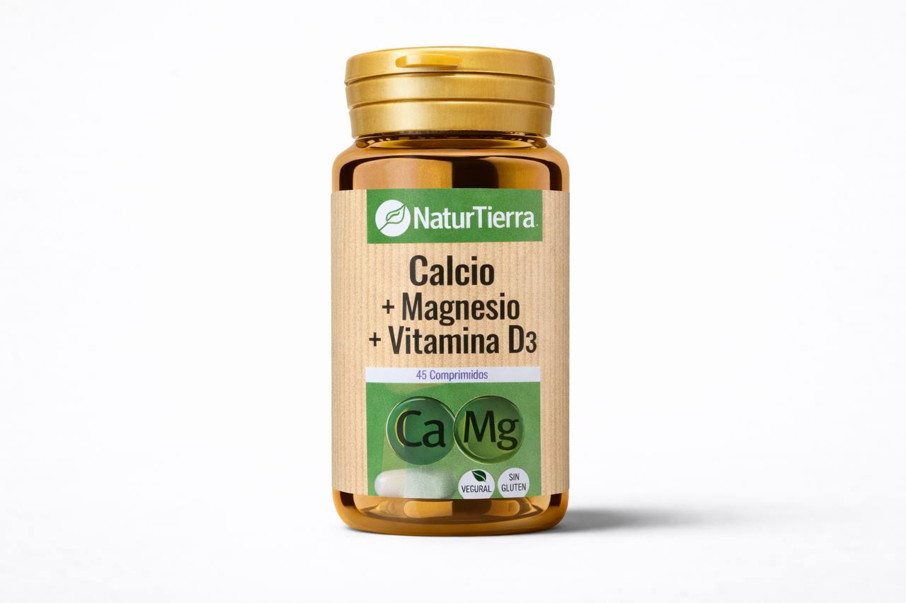 Кальций + Магний + Витамин D3 NaturTierra (45 таблеток)