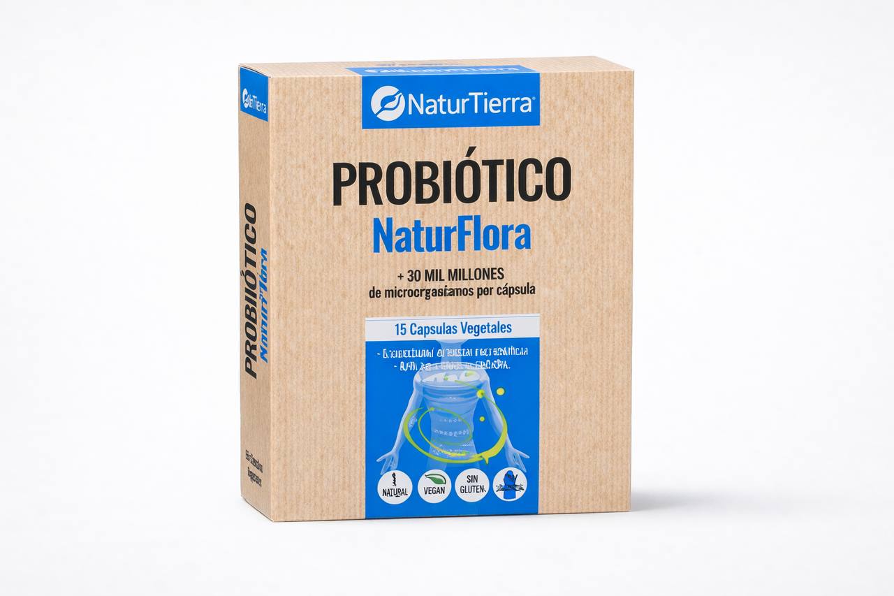 Пробиотик NaturFlora NaturTierra (15 капсул)