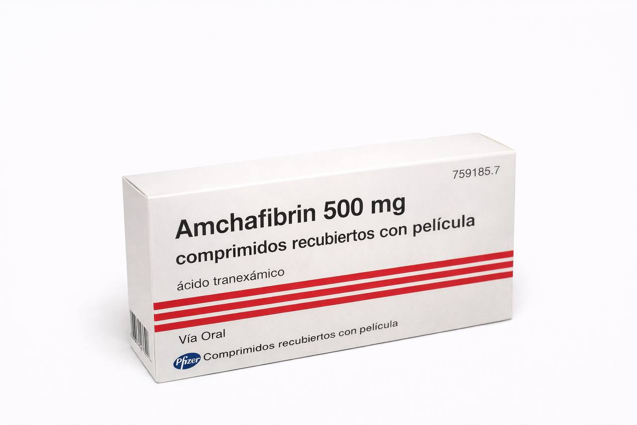Amchafibrin 500 mg comprimidos recubiertos con película / Амчафибрин 500 мг
