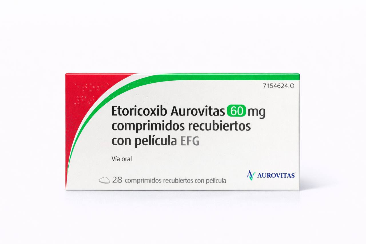 Эторикоксиб таблетки покрытые оболочкой (Etoricoxib Aurovitas 60 mg comprimidos recubiertos)
