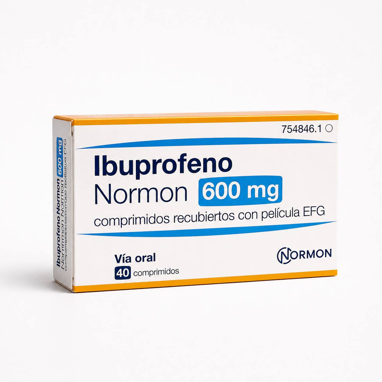 Ibuprofeno Normon 600 mg comprimidos recubiertos con película / Ибупрофен Normon 600 мг таблетки покрытые оболочкой