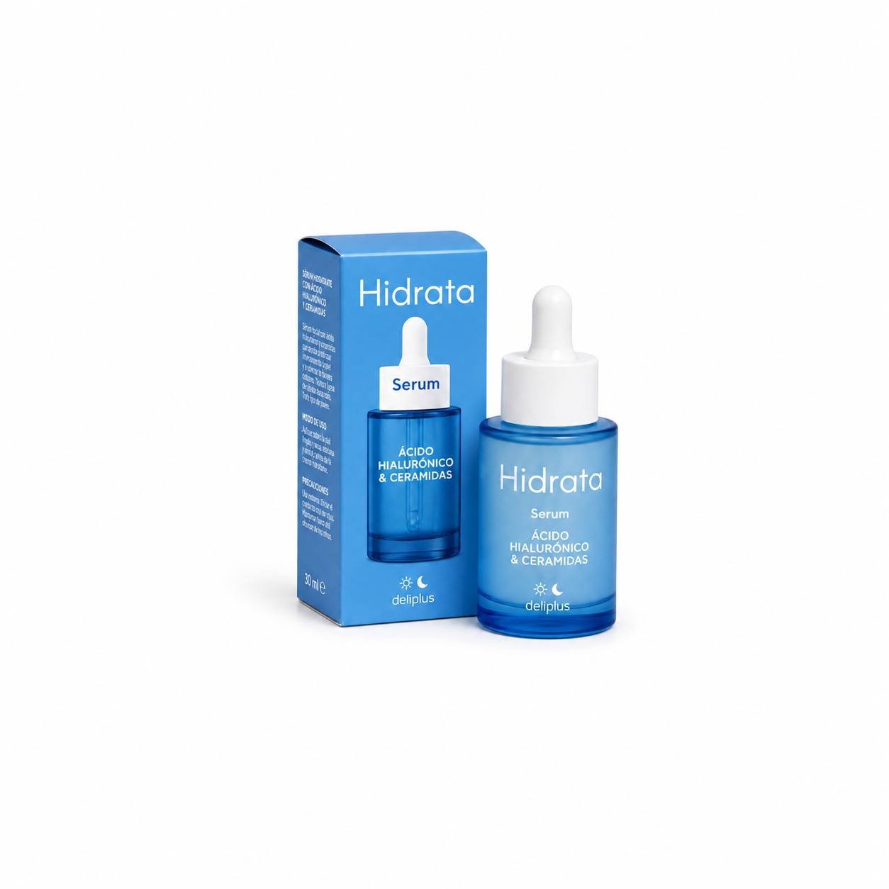 Сыворотка для лица с гиалуроновой кислотой и церамидами Hidrata Deliplus (30 мл). Facial Serum with Hyaluronic Acid and Ceramides Hidrata Deliplus (30 ml)