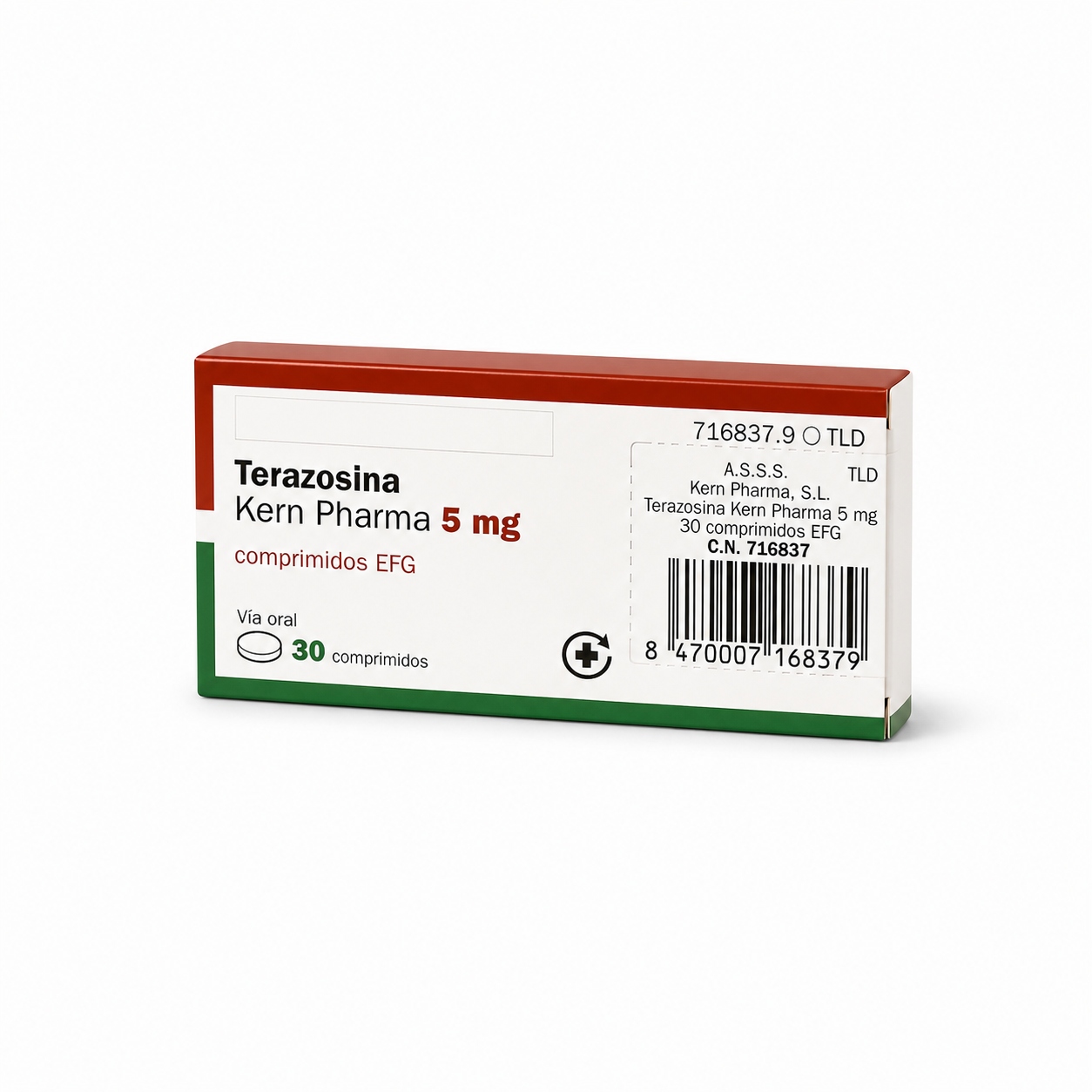 Terazosina Kern Pharma 5 mg • Теразозин / Terazosin