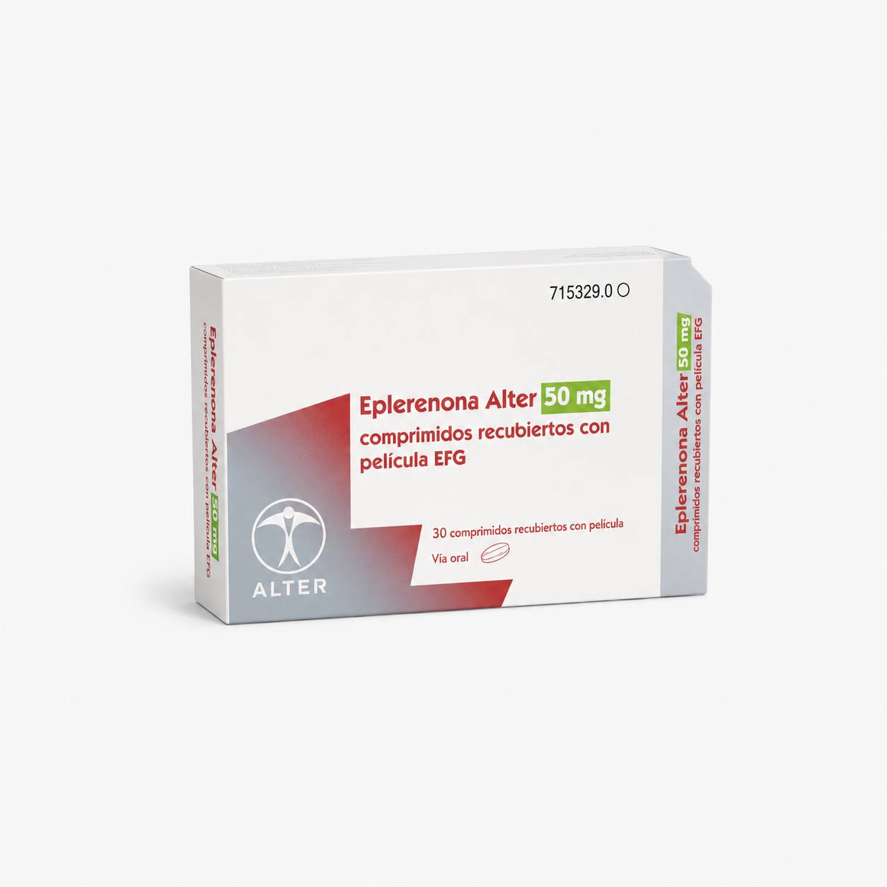 Эплеренон Alter 50 мг таблетки покрытые пленочной оболочкой 30 шт/Eplerenona Alter 50 mg