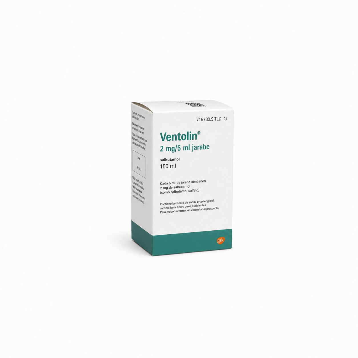 Вентолин 2 мг/5 мл сироп 150 мл (Ventolin 2 mg/5 ml syrup)