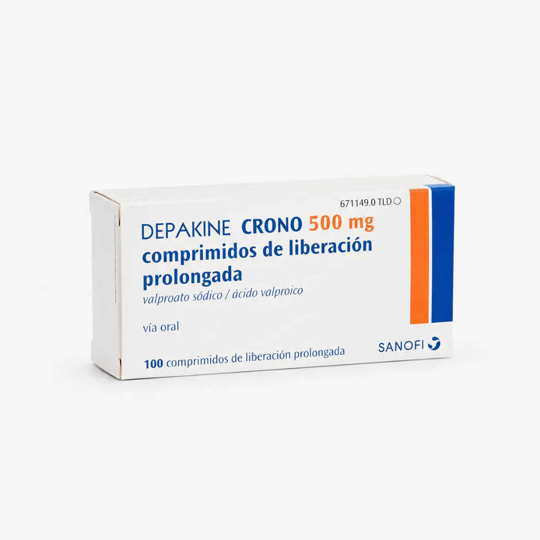 Depakine Chrono 500 mg, 100 таблеток пролонгированного действия