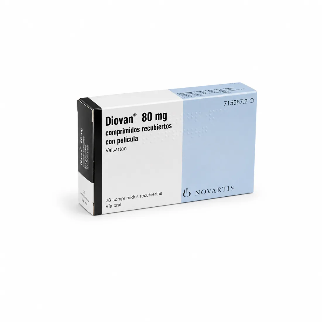 Диован 80 мг таблетки 28 шт / Diovan 80 mg film-coated tablets 28 pcs