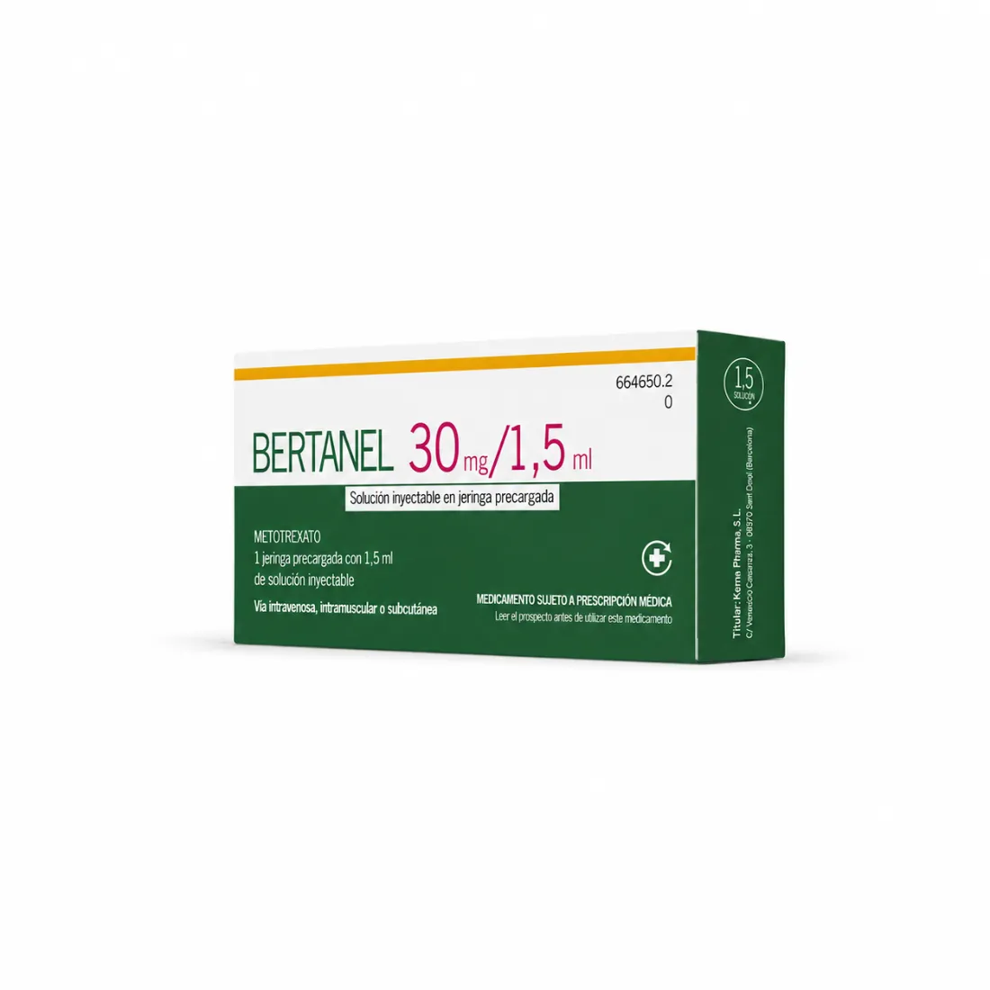 Bertanel 30 mg/1,5 ml • Бертанел / Bertanel /Метотрексат