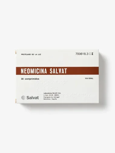 Неомицин — Неомицин Salvat 500 мг, 30 таблеток