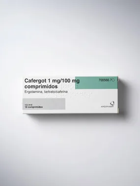 Эрготамин + кофеин — Кафергот 1 мг/100 мг