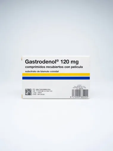 Gastrodénol 120 mg comprimidos / Гастроденол 120 мг таблетки