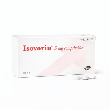 Изоворин 5 мг — левофолиновая кислота, 30 таблеток