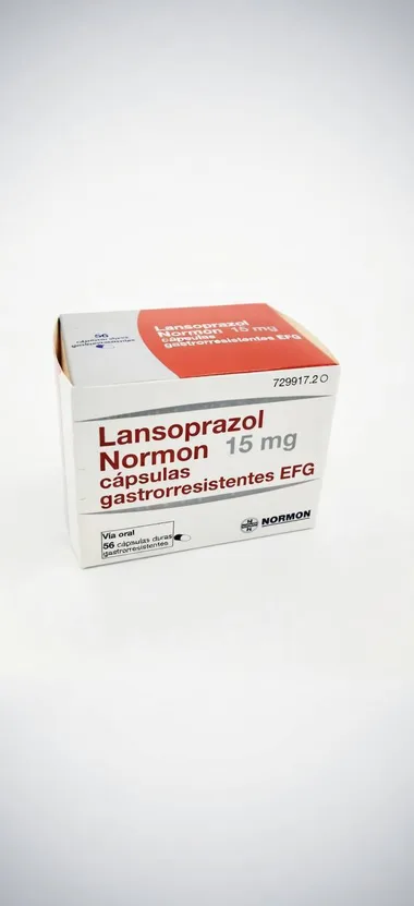 Лансопразол 15 мг капсулы (Lansoprazol Normon)