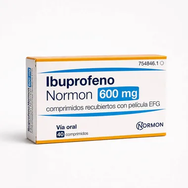 Ibuprofeno Normon 600 mg comprimidos recubiertos con película / Ибупрофен Normon 600 мг таблетки покрытые оболочкой