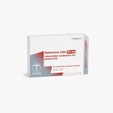 Эплеренон Alter 25 мг таблетки покрытые пленочной оболочкой 30 шт/Eplerenona Alter 25 mg