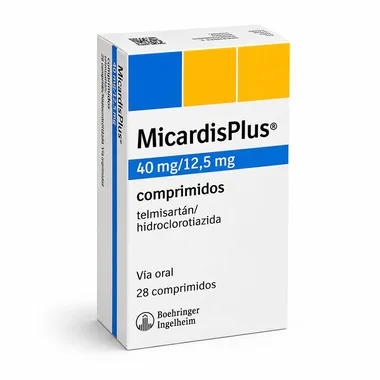 Микардис Плюс 40 мг/12,5 мг таблетки 28 шт (MicardisPlus 40 mg/12.5 mg)