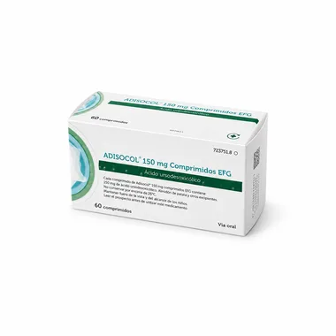 Адисокол 150 мг таблетки 60 шт/Adisocol 150 mg/урсодезоксихолевая кислота