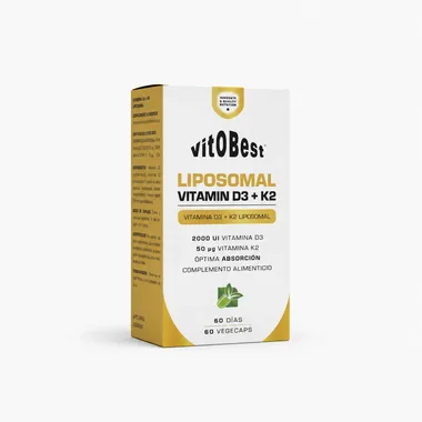 VitOBest Липосомальный Витамин D3 + K2, 60 капсул