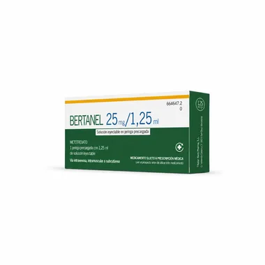 Bertanel 25 mg/1,25 ml • Бертанел / Bertanel/Метотрексат