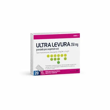 Ultra-Levura 250 mg порошок для оральной суспензии (20 саше). Ultra-Levura 250 mg powder for oral suspension (20 sachets)