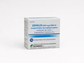 Demilos 600 mg/1000 UI comprimidos bucodispersables / Демилос 600 мг / 1000 МЕ таблетки букодиспергируемые