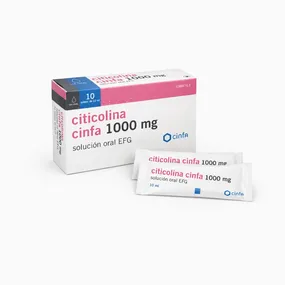 Цитиколин Cinfa 1000 мг — раствор для приёма внутрь, 10 саше по 10 мл