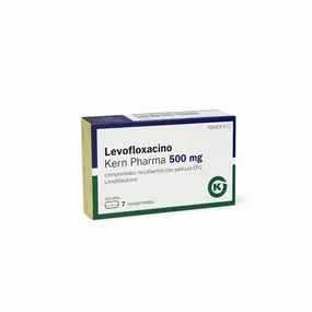 Левофлоксацин Kern Pharma 500 мг таблетки, покрытые плёночной оболочкой, 7 таблеток