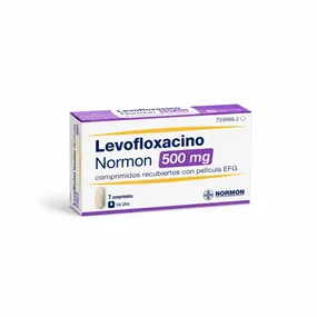 Левофлоксацин Normon 500 мг таблетки, покрытые плёночной оболочкой, 7 таблеток